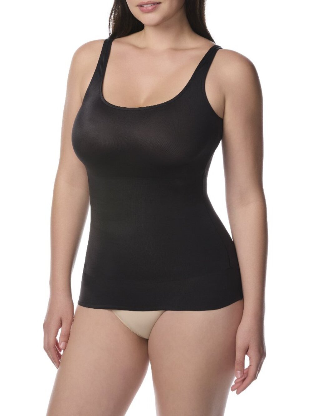 Cupid Intimates No Side Show® Waist Shaping Tank - Black